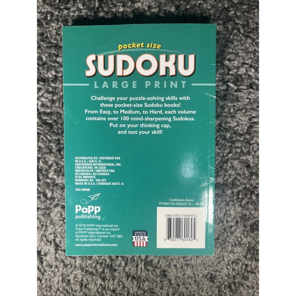 Puzzle Book Lot-7‎ Total- 4 Word Finds/searches, 2 Sudoku, 1 Crossword - Picture 7 of 15